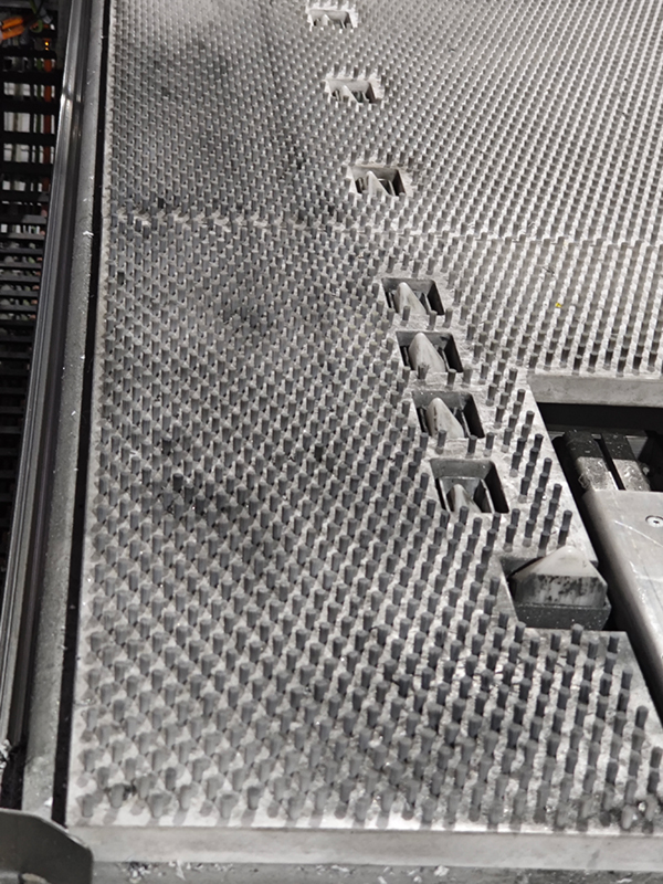 Droogijsstralen machineonderdelen