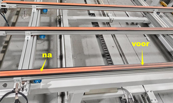 Draaice specialist reinigt kwetsbare machineborstels veilig met droogijs